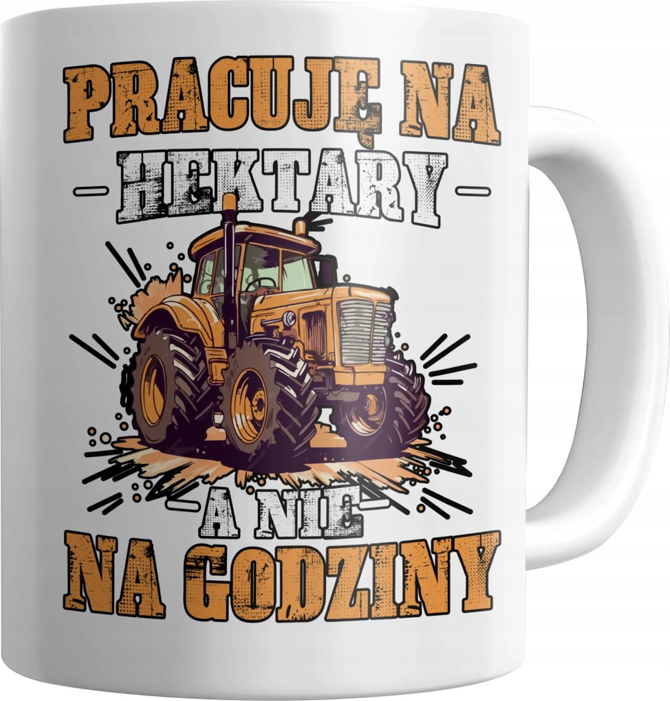 Nyomott Mintás Bögre Hektáronként Dolgozom Farmer Ajándék Farmer Traktor