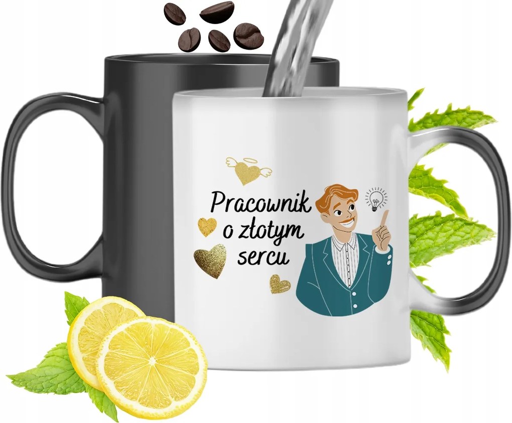 Mágikus Bögre Munkavállalóknak Színváltós, fényképes nyomattal