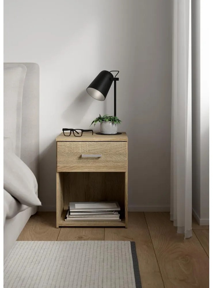 GARBO éjjeliszekrény, sonoma tölgy