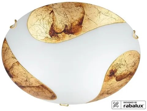 RÁBALUX 1942 ART GOLD Ufo Lámpa Fehér E27 IP20