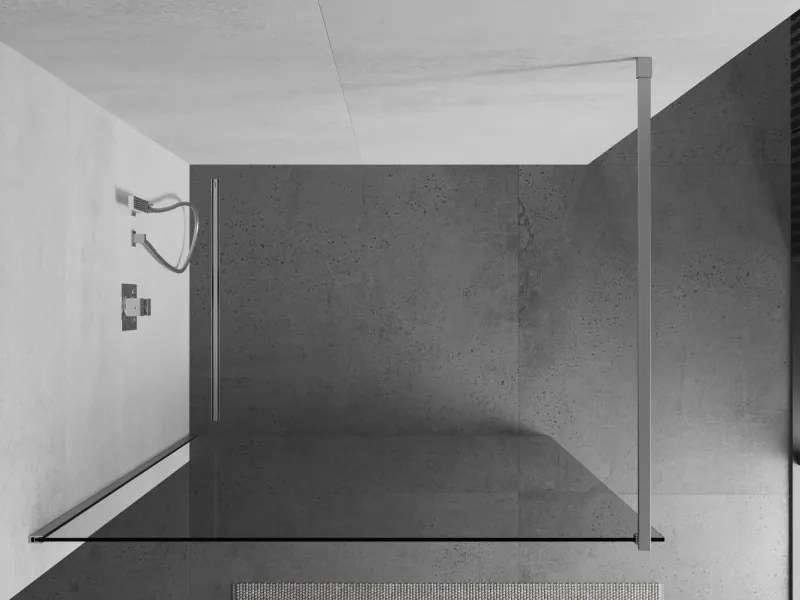 Mexen Kioto zuhanyparaván 80x200 cm 8 mm, króm profil, átlátszó üveg, 800-080-101-01-00