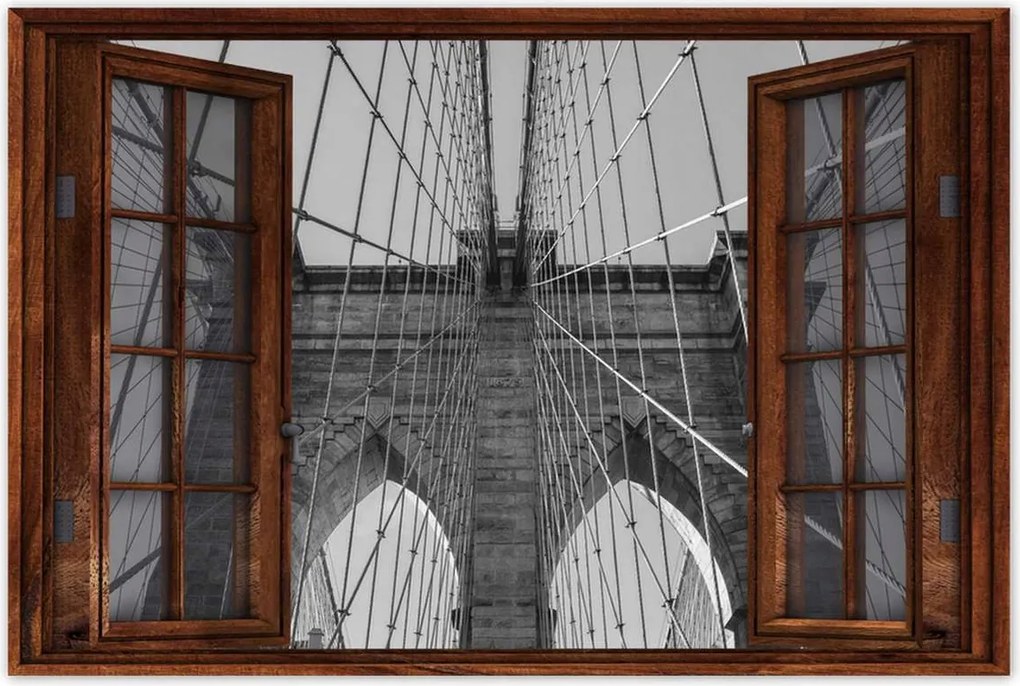 Poszterek 90x60 Kötélhíd Usa Egyesült Államok