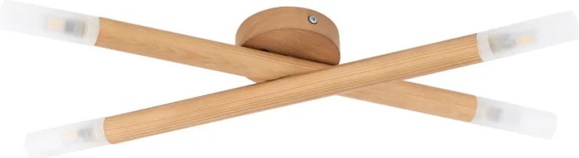 TK LIGHTING 4524 NOBLE Modern LED Mennyezeti Lámpa Fehér, Faipari G9 IP20