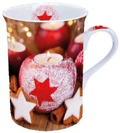 Star On Candle porcelánbögre 0,25l