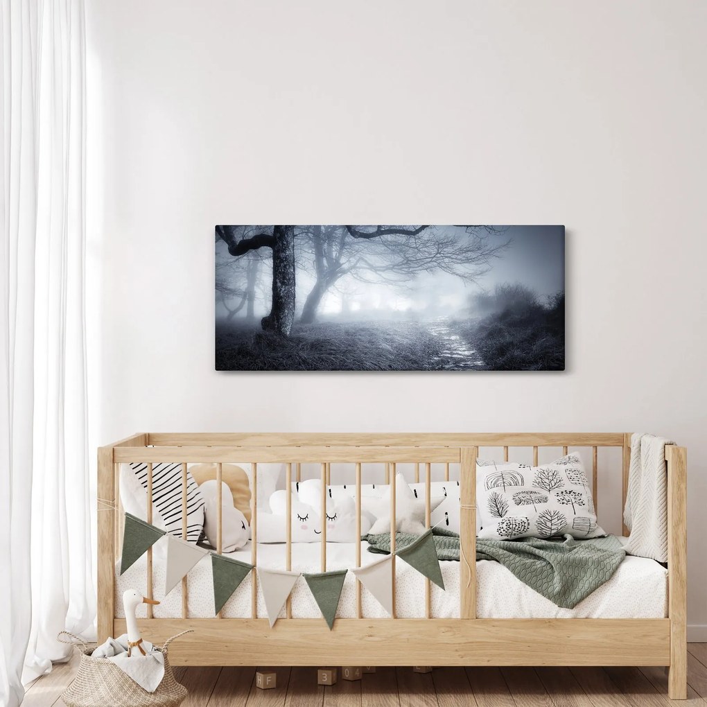 Kép - Út a ködben (120x50 cm)