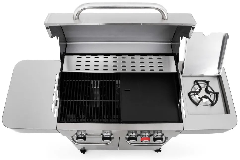 G21 Argentina BBQ Premium Line gázgrill, 5 égőfej + ajándék nyomáscsökkentő