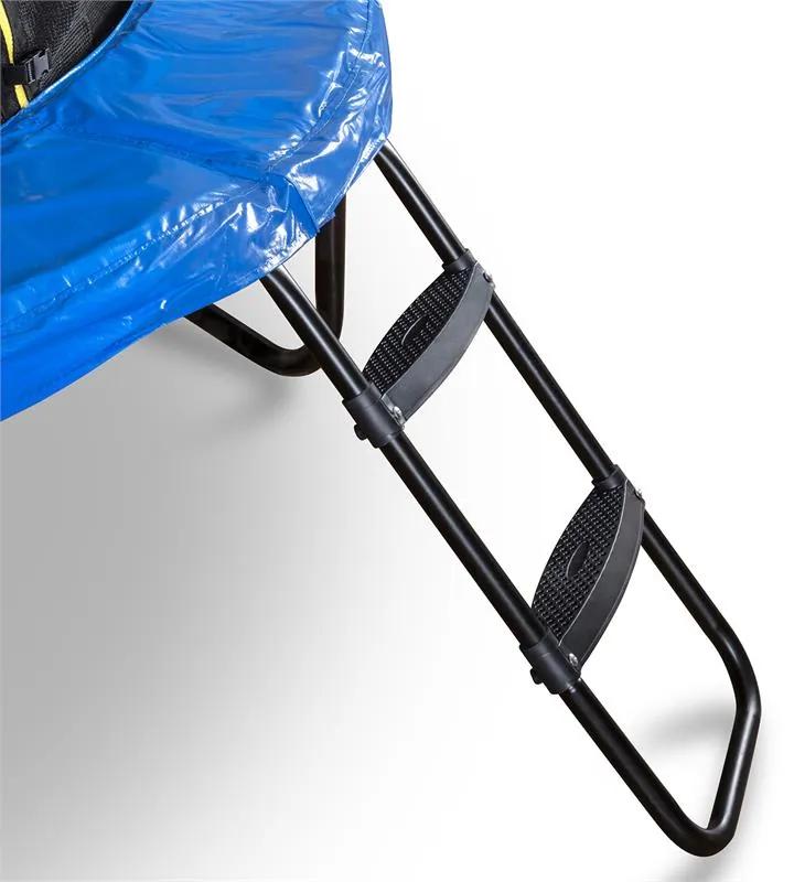 Rocketboy 366, 366 cm trambulin, belső biztonsági háló, széles létra, kék