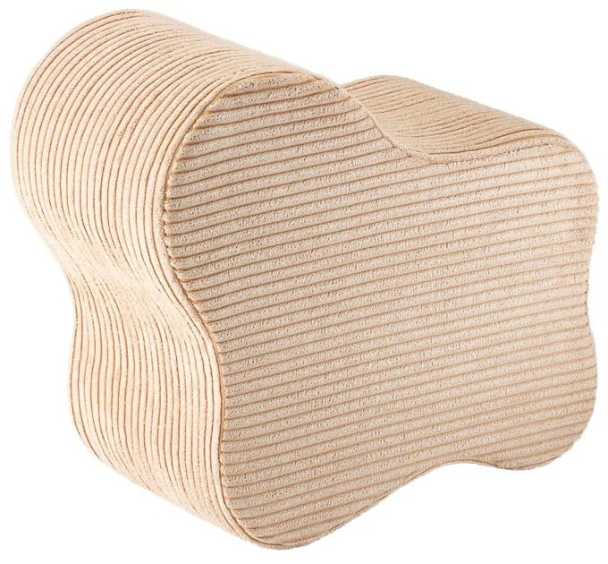 Világosbarna kordbársony gyerek puff Cloud – Wigiwama