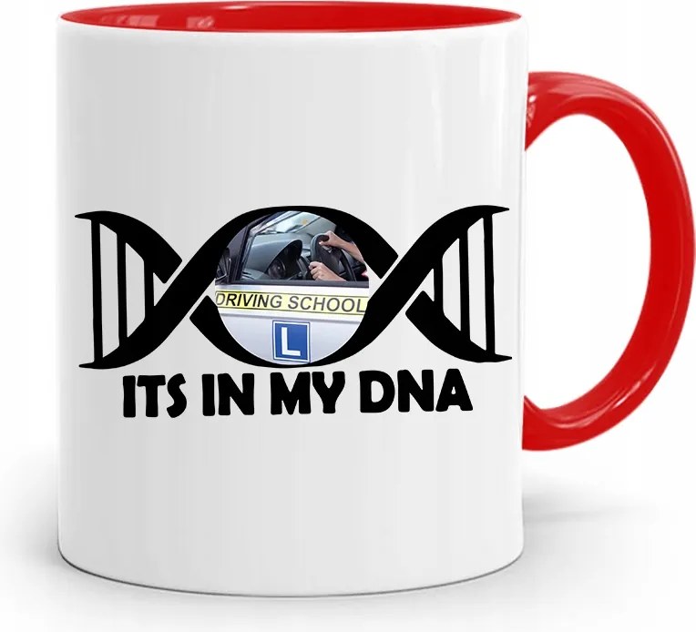 Vezetői Oktatónak Piros Bögre Ajándék fényképes nyomtatással