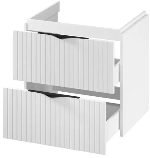 Cersanit S1015-007 - TIRSO falra szerelhető mosdó alatti fürdőszobaszekrény 60x45 cm fehér