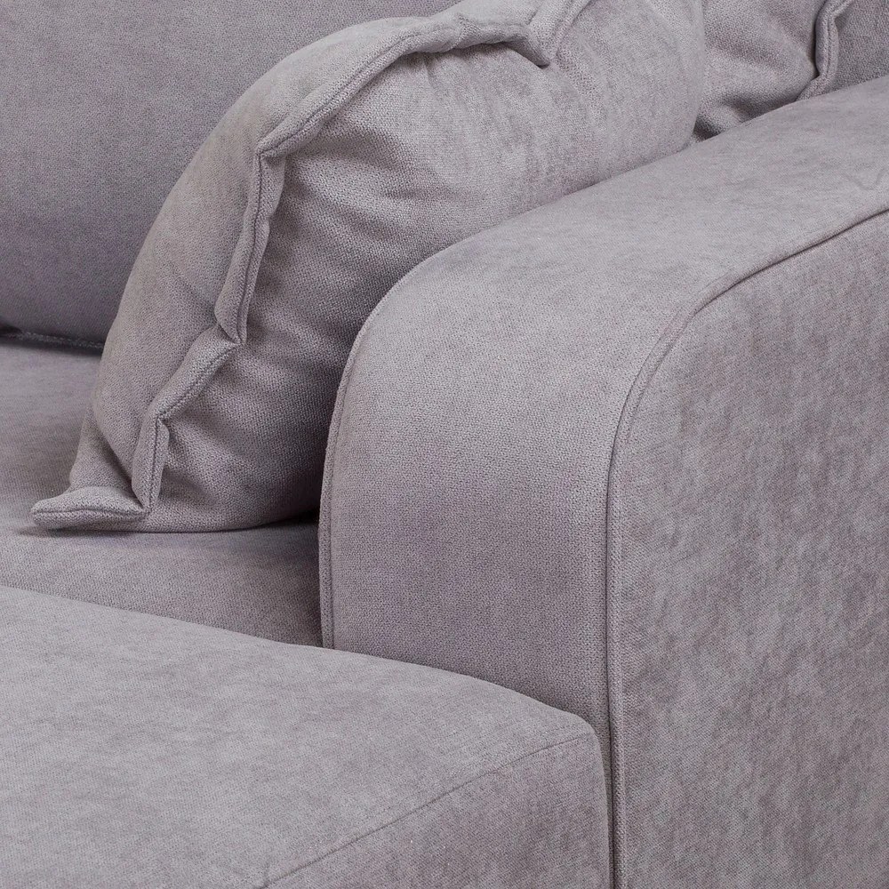 Szürke sarokkanapé (jobb oldali) Beata – Ropez