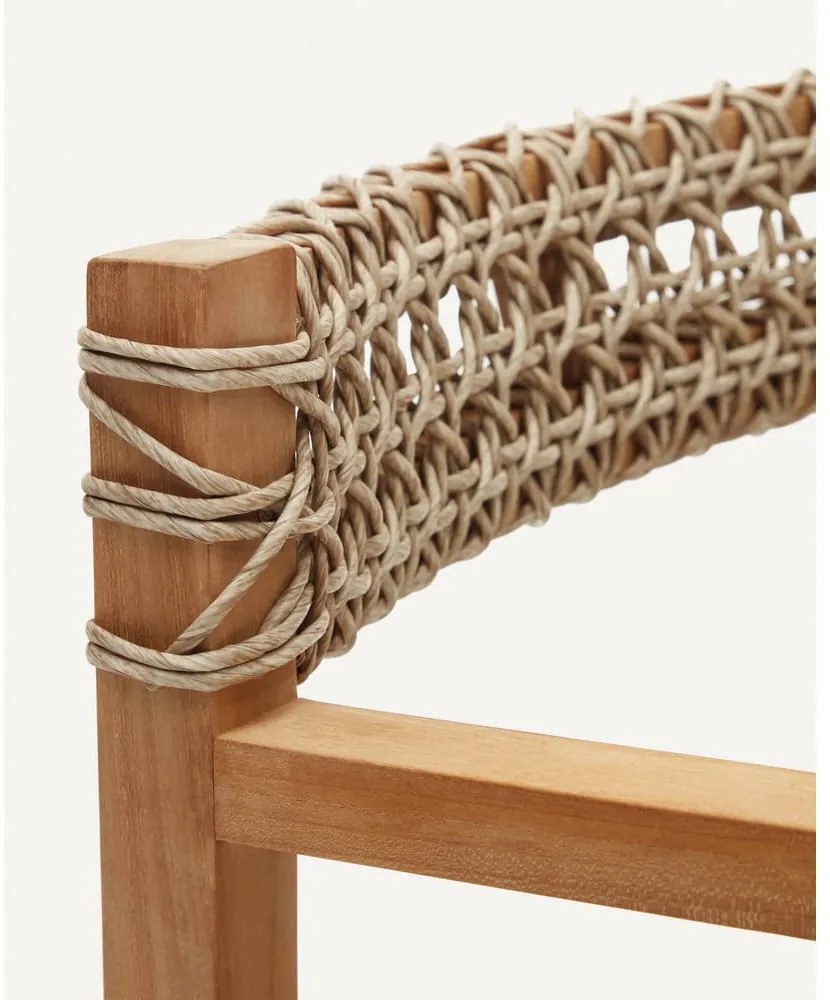 Natúr színű műrattan étkezőszék szett 2 db-os Giverola – Kave Home