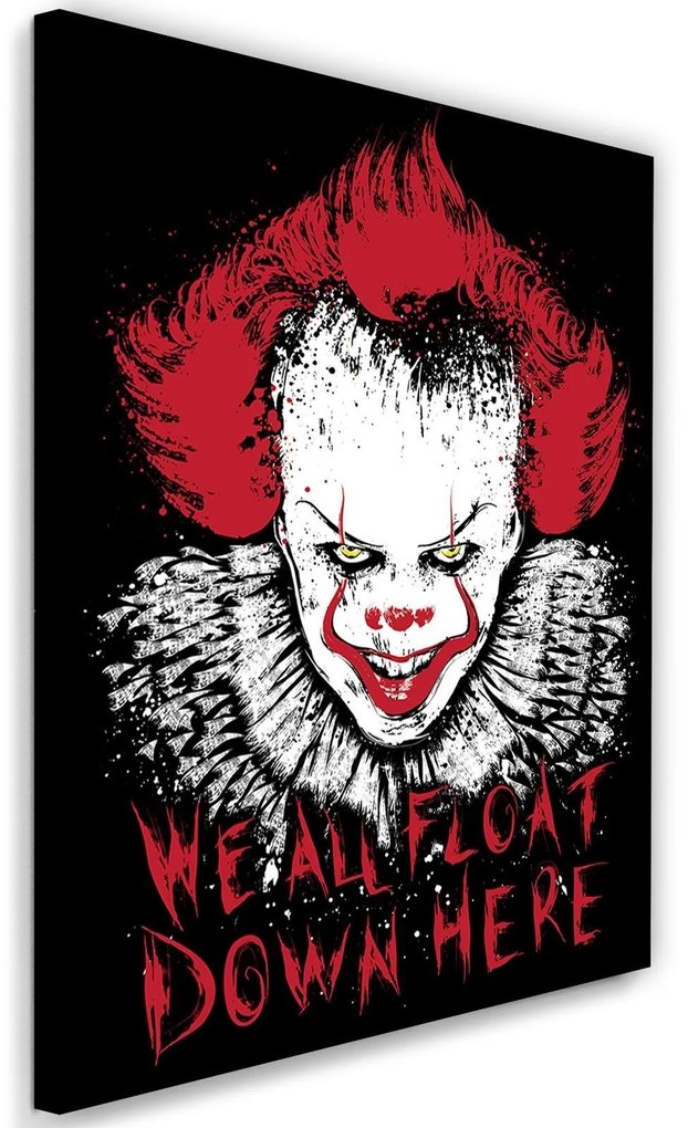 Gario Vászonkép Ijeszto bohóc Pennywise film Ez - Dr.Monekers Méret: 40 x 60 cm
