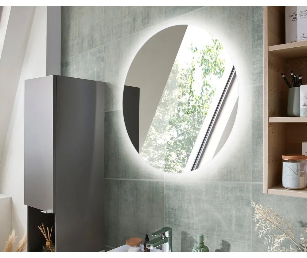 Fali tükör világítással ø 70 cm Quickset 393 – Pelipal