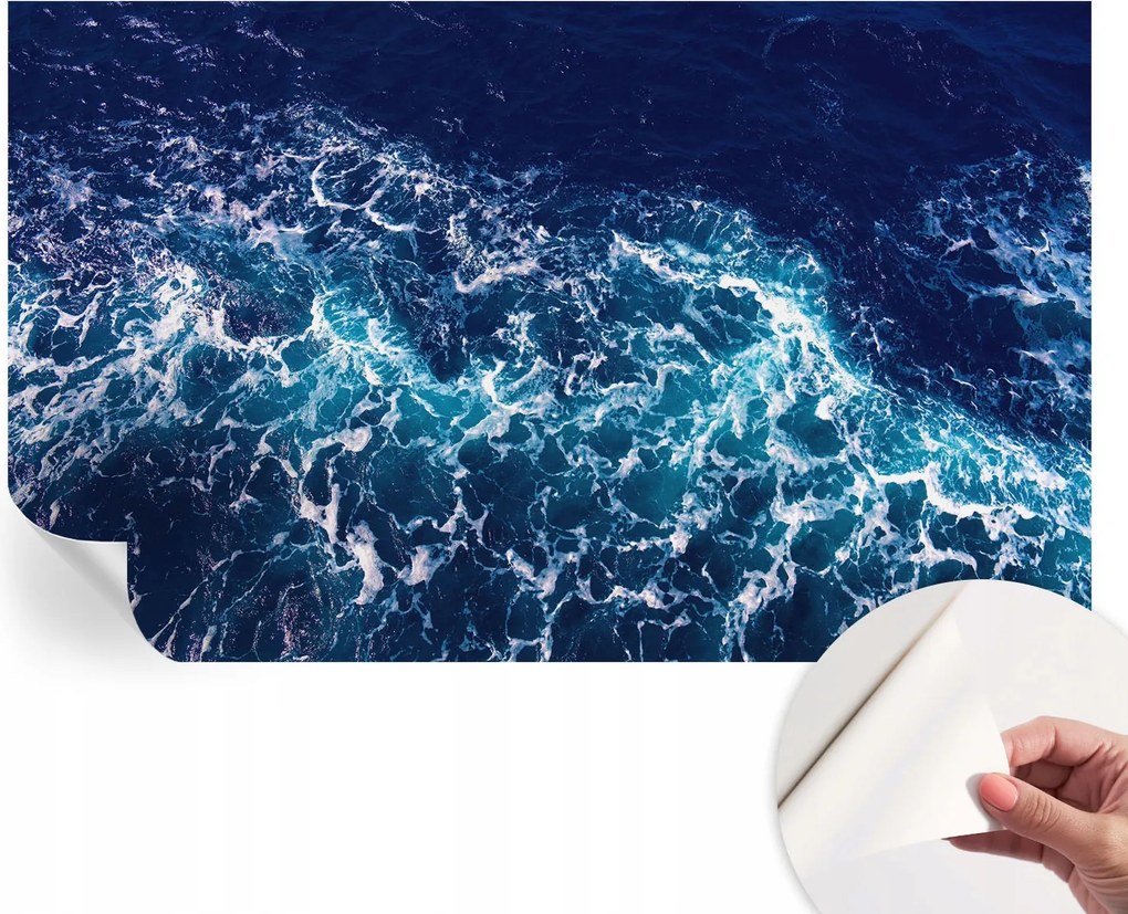 Fotótapéta Fali tapéta Hálószobába és Nappaliba Tengeri hullámok 416x254 cm