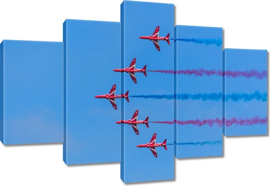 Vászonkép 150x105 Repülőgépek bemutató