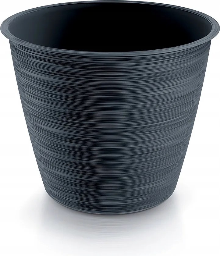 Virágcserép Furu I antracit 29,5 cm
