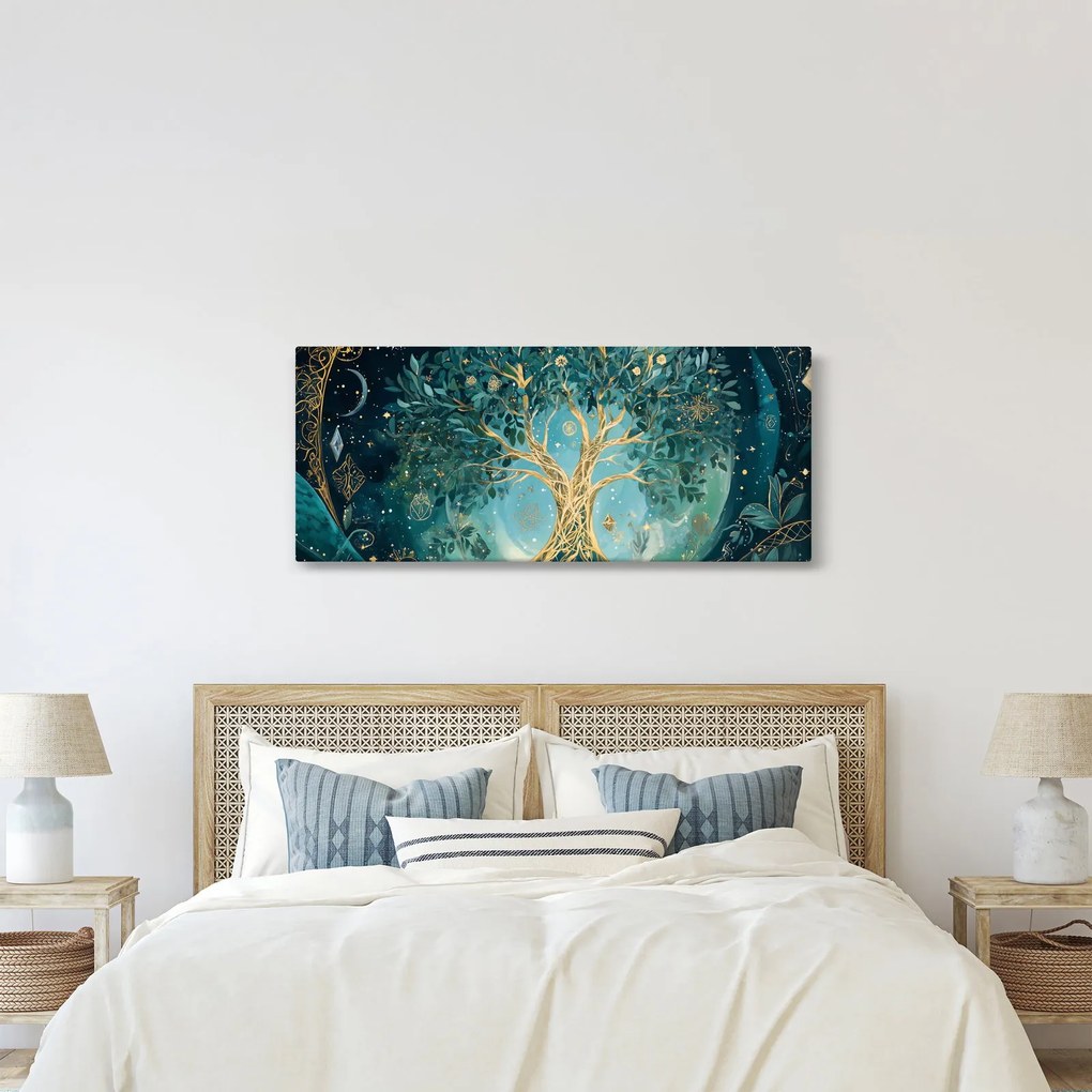Kép – Életfa az univerzumban (120x50 cm)