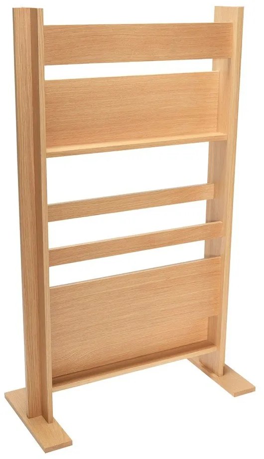 Natúr színű paraván tölgyfa dekorral Forma – Hübsch