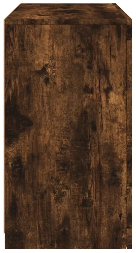 füstös tölgy színű tálalószekrény LED-ekkel 60,5 x 37 x 67 cm