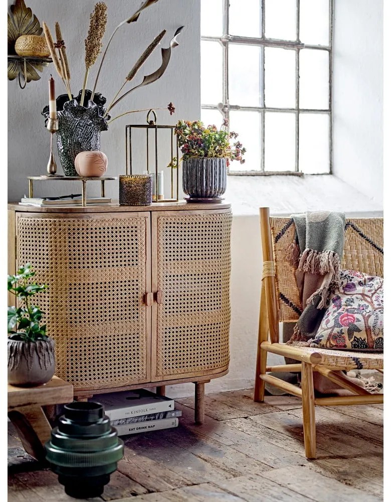 Fonott természetes színű fotel Lennox - Bloomingville