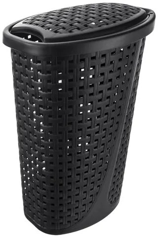 Orion Slim szennyes kosár 45 l, fekete