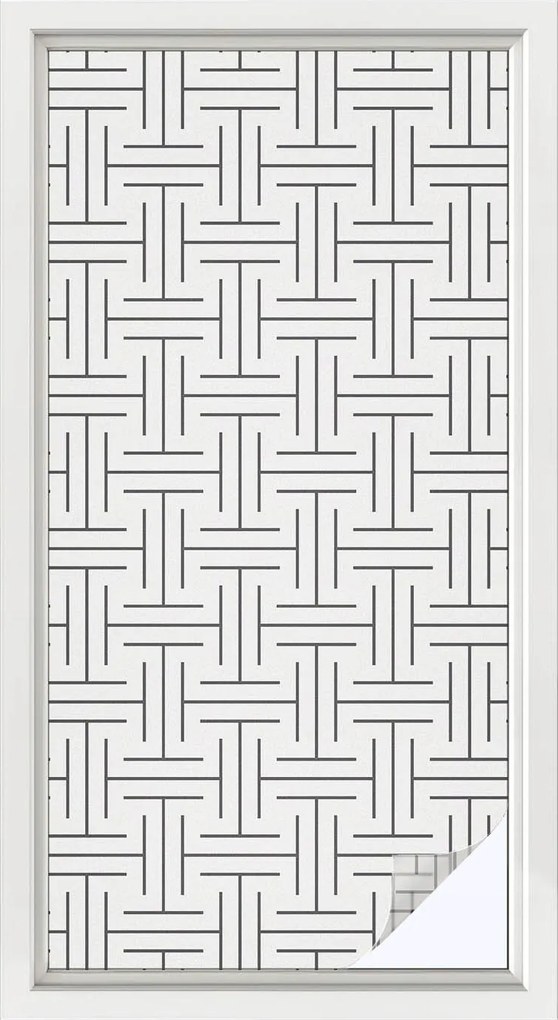 Ablaküveg fólia Adatvédelem Szimmetrikus fonott 50x100 cm