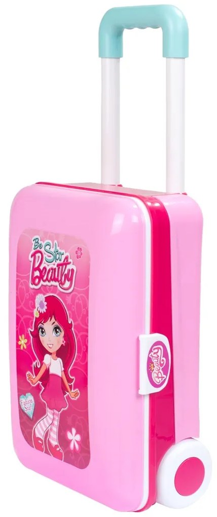 Gyermek fésülködő asztal kofferban 2az1-ben Baby Mix(SÉRÜLT CSOMAGOLÁS)