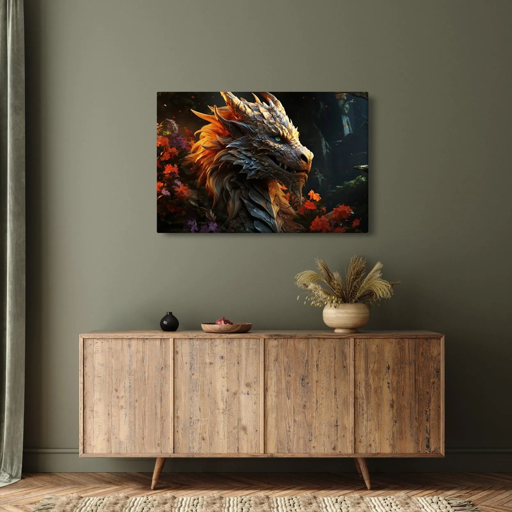 Kép - Sárkány (90x60 cm)
