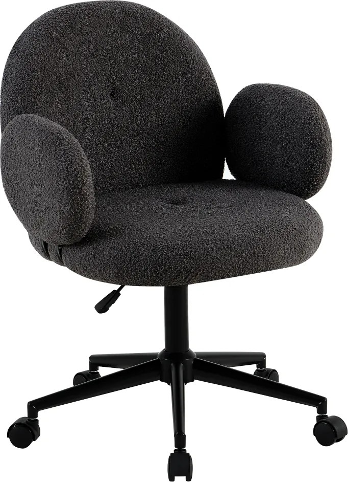 Irodai szék, szürke/fekete, TURIO