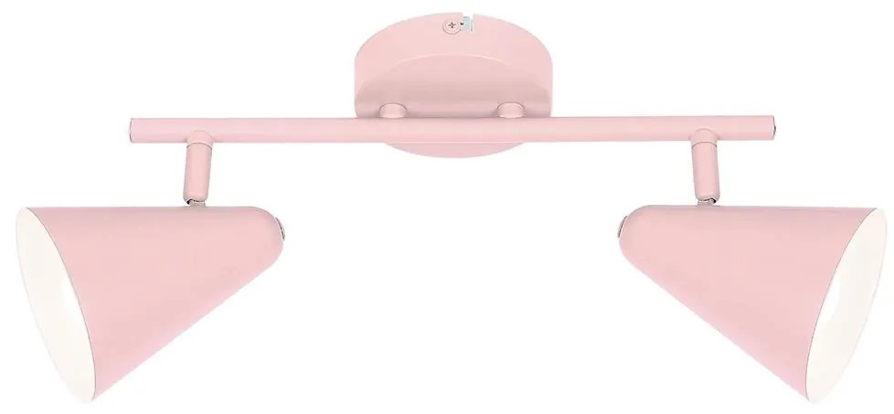 Spotlámpa AMOR 2xE14/40W/230V rózsaszín