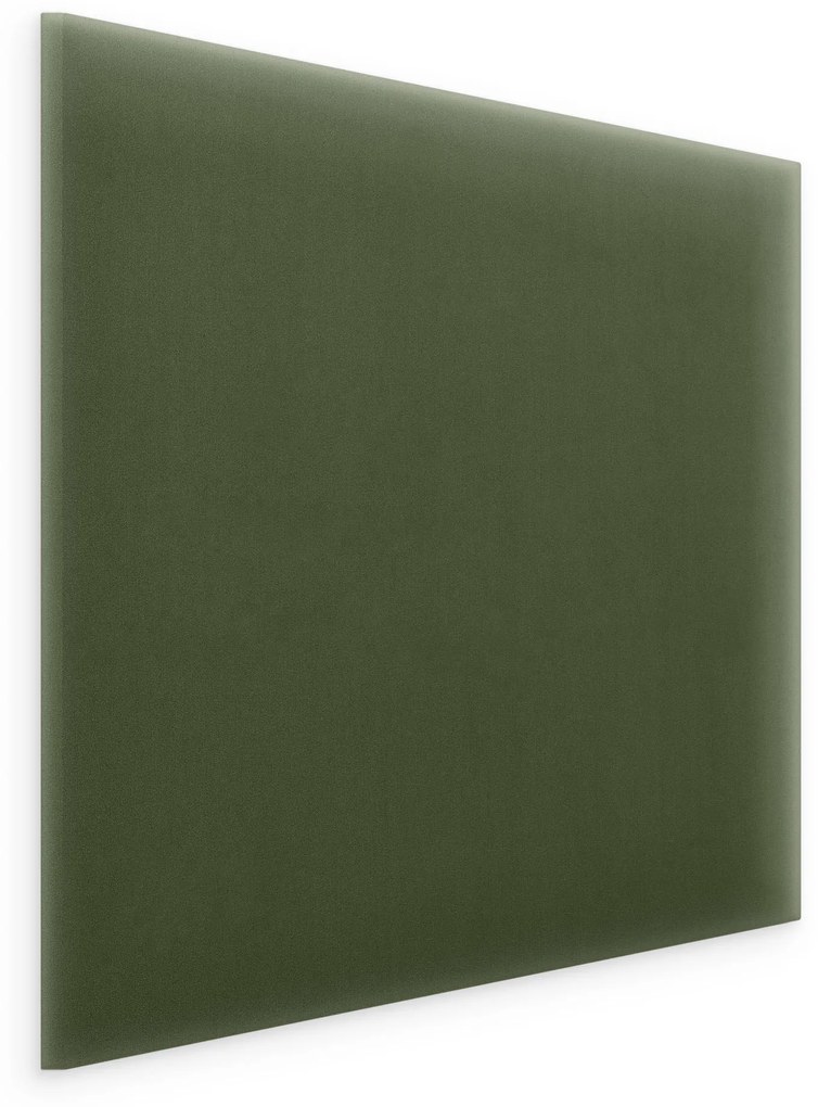 Bársony kárpitozott panel - Négyzet - 50x50cm Szín: Khaki zöld