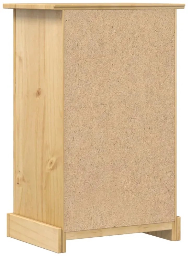 Corona tömör fenyőfa éjjeliszekrény 53x39x84cm