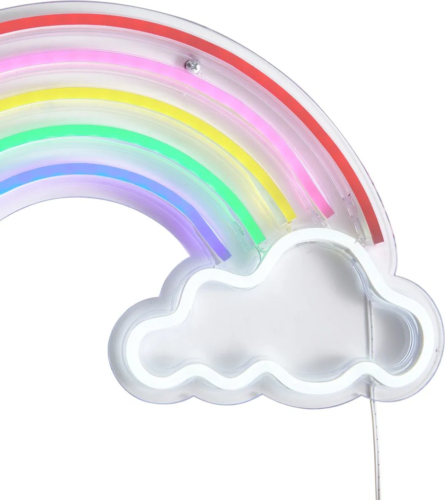 Neon fali lámpa többszínű LED-del - Rainbow
