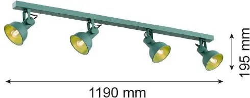 Argon LENORA 1819 Spotlámpa 4x7W/E14 IP20