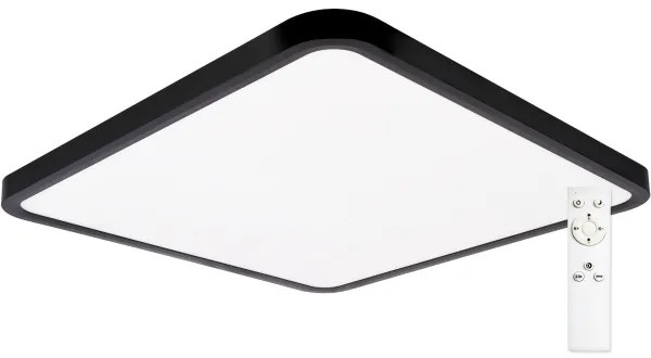 Top Light - LED Mennyezeti lámpa REVIT LED/50W/230V 3000-6500K 50x50 cm fekete + távirányító
