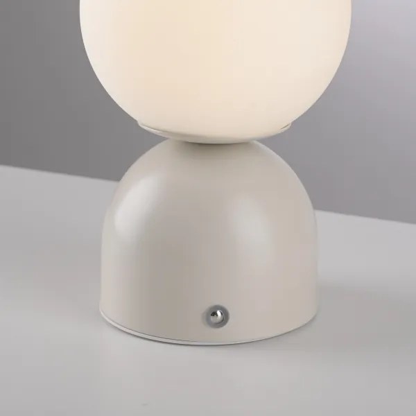 Schöner Wohnen 19218-39 - LED fényerőszabályzós asztali lámpa RUDI LED/1,2W/5V szürke
