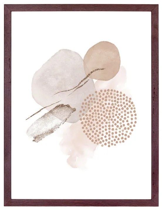 Aspen falikép szett, sötétbarna, 3 db