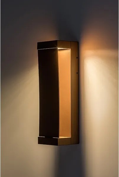 Rabalux 77068 - LED kültéri fali lámpa BRADU LED/13W/230V IP65 barna