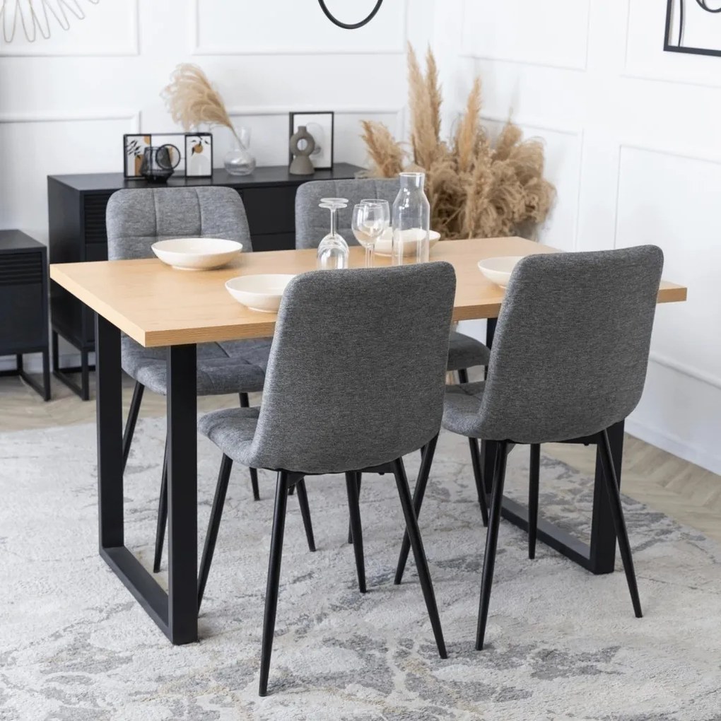 Szürke Szövet Étkezőszék. PERU 2