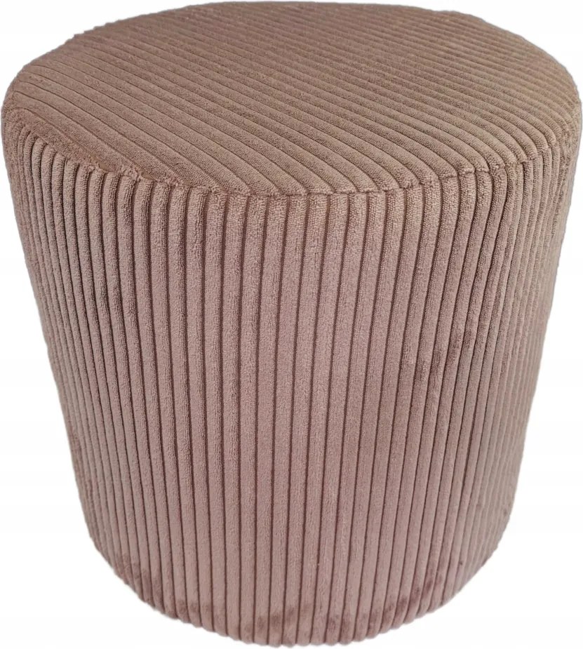 Puff kerek poso szín piszkos rózsaszín