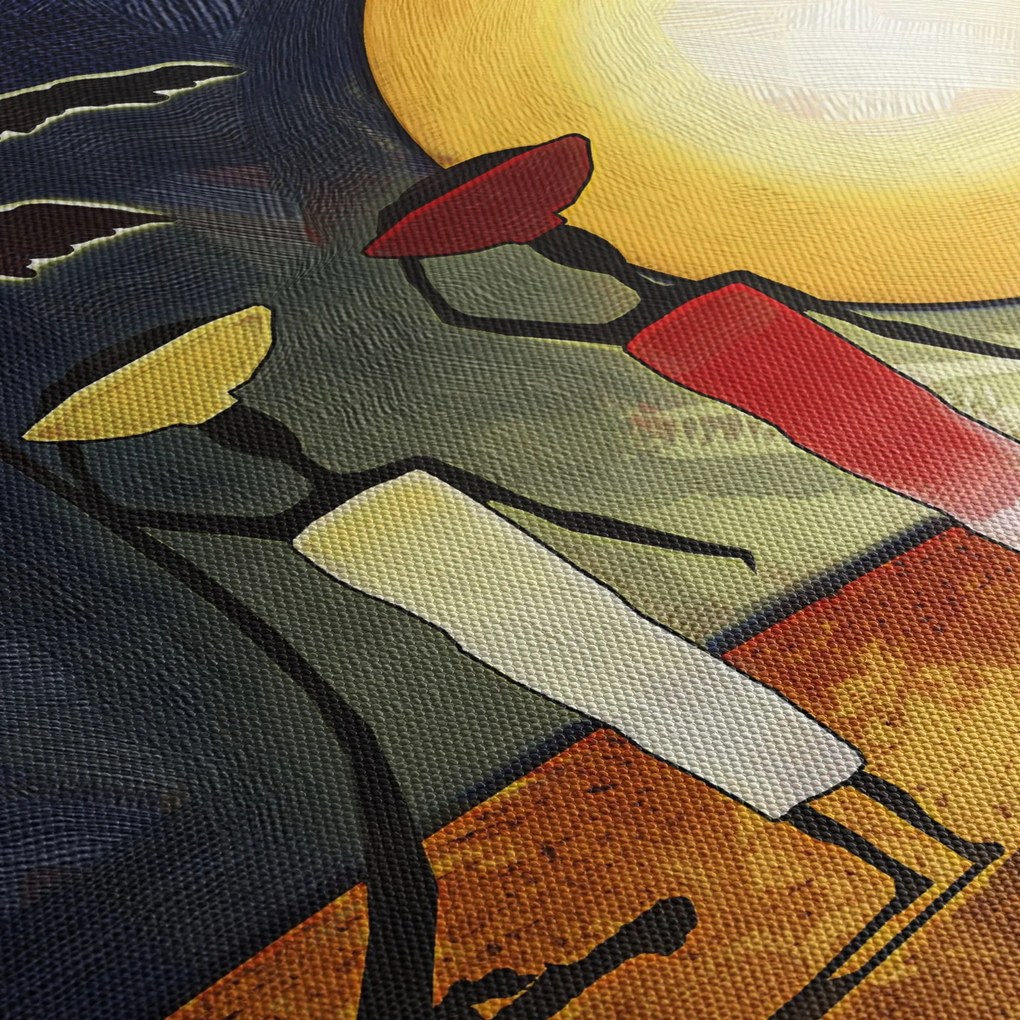 Egy ősi festmény képe (70x50 cm)