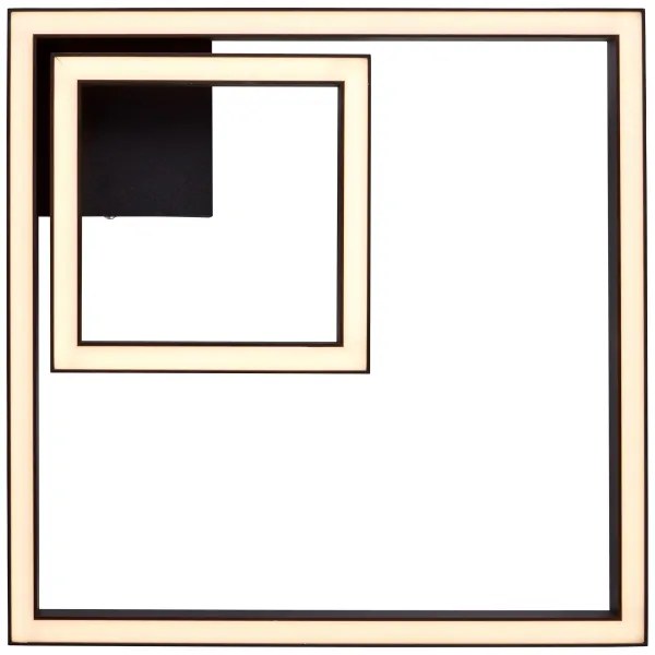 Brilliant - LED Mennyezeti lámpa QUON LED/24W/230V 3000K 40x40 cm fekete