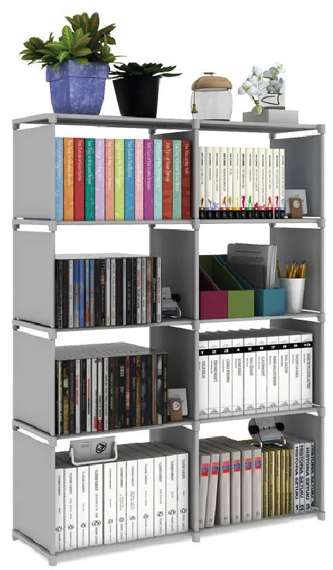 Könyves szekrény LKSZ-01 szürke