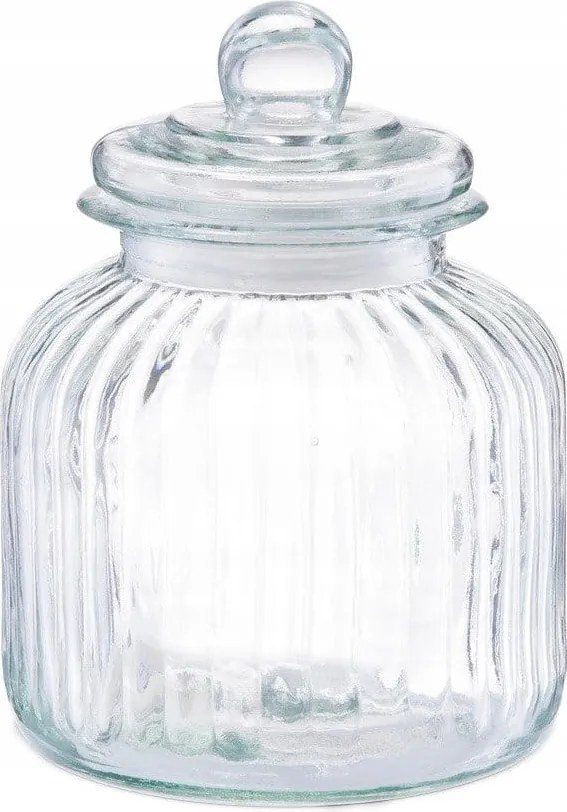 Üveg Tégely Tartály Légmentesen Záródó Fedél Zeller