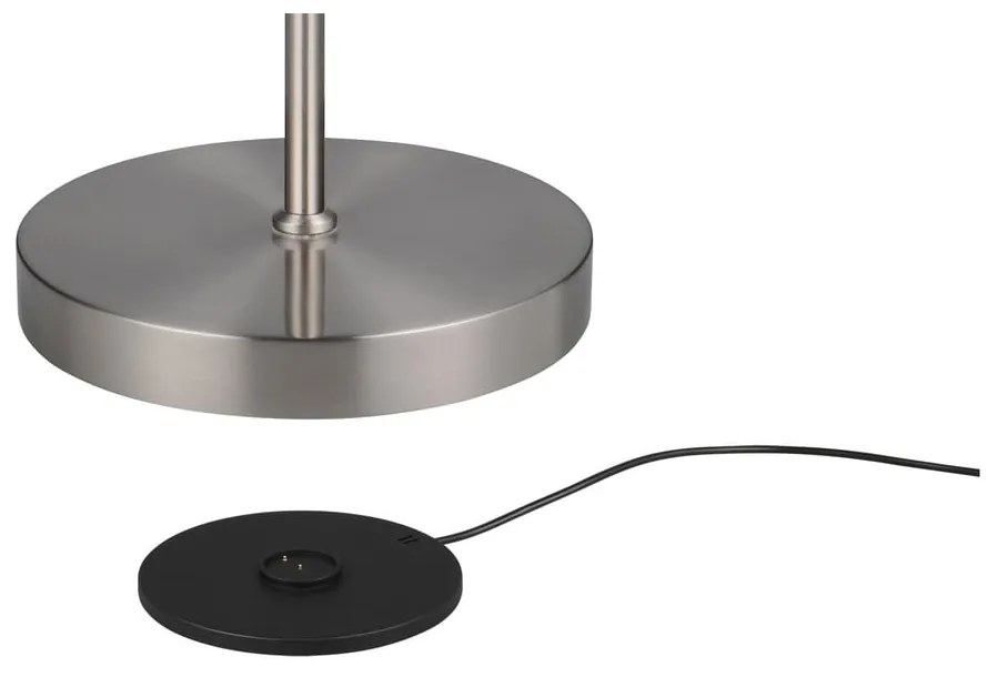 Ezüstszínű LED állólámpa (magasság 160 cm) Moreno – Trio