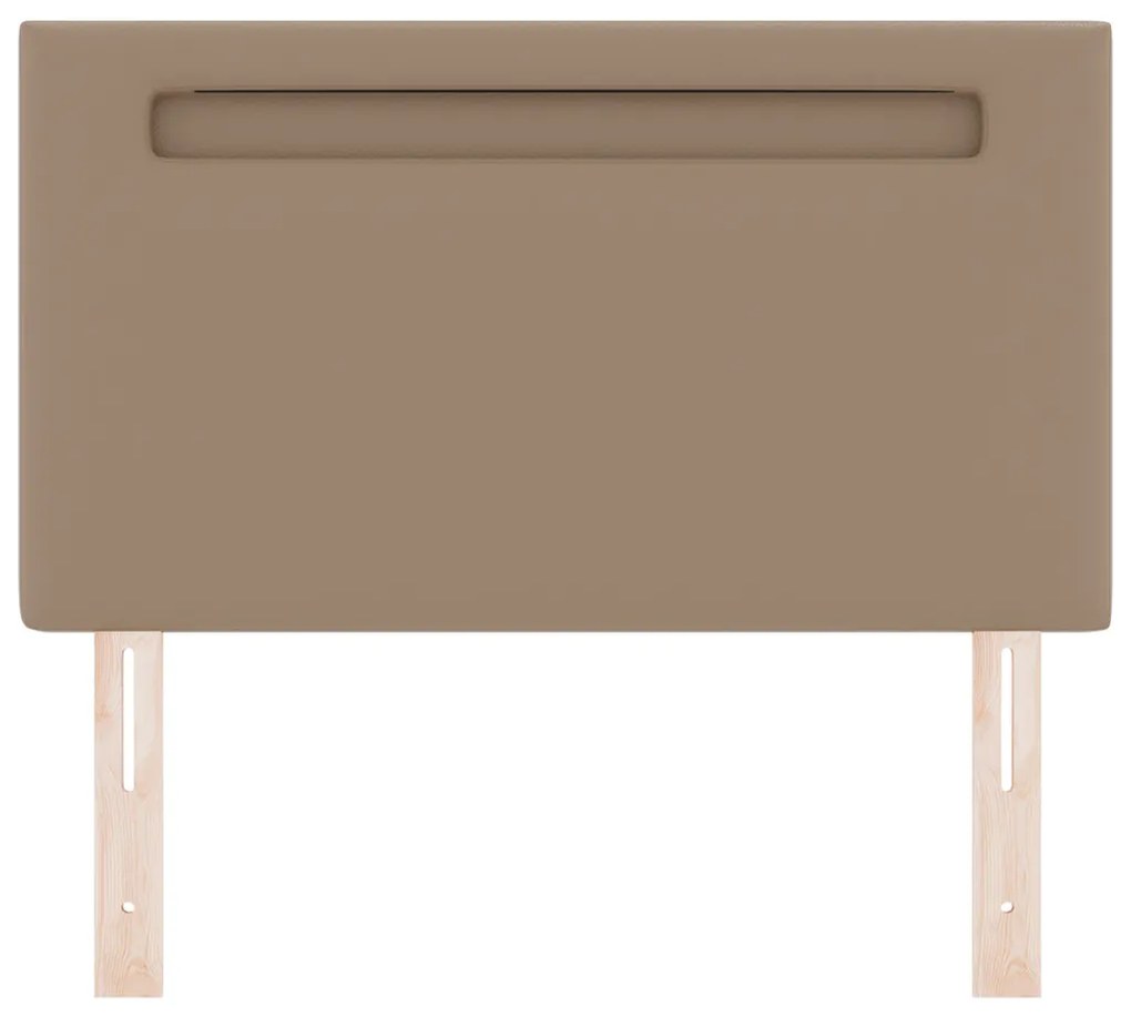 Fejtámla LED -es lámpákkal fejtámlával Cappuccino 100 cm PVC