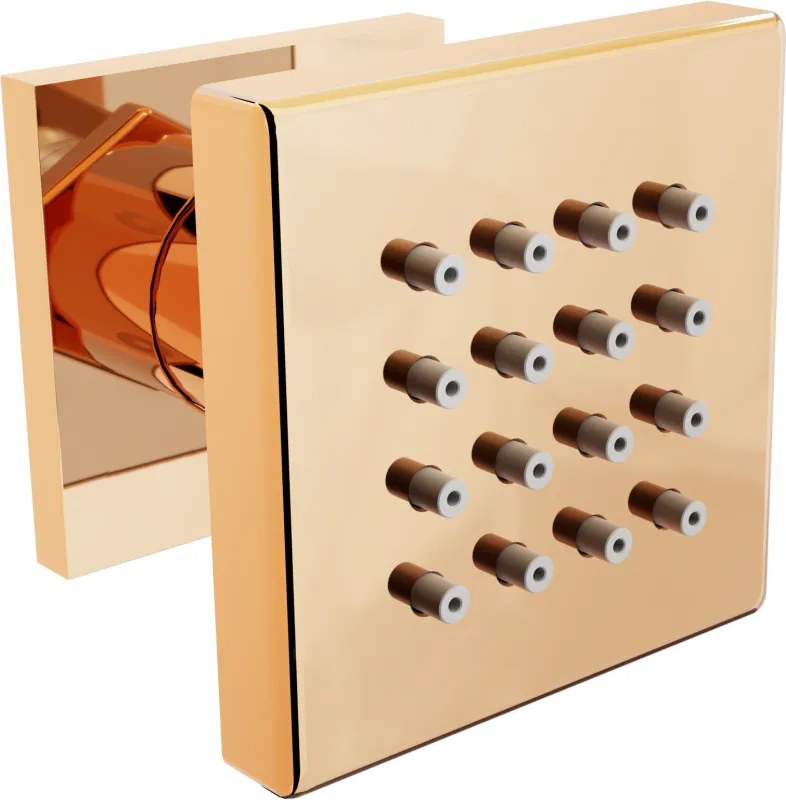 Mexen felületi oldalra szerelt fúvóka, rózsaarany - 79360-60