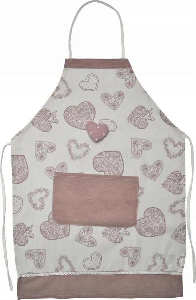 Sorrento elegáns konyhai kötény 6-os díszítéssel