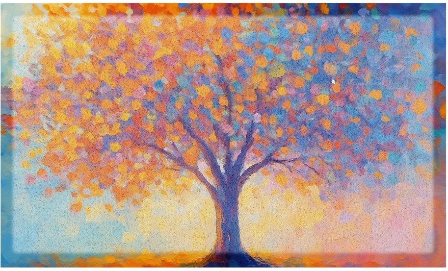 PVC lábtörlő 40x70 cm Tree Of Life – Artsy Doormats
